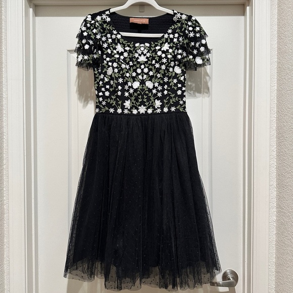 Jessakae Tulle Embroidered Clara Knee Length Dress - Picture 8 of 13